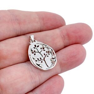 Estate Sterling Silver 925 "A Family's Love" Tree of Life Pendant